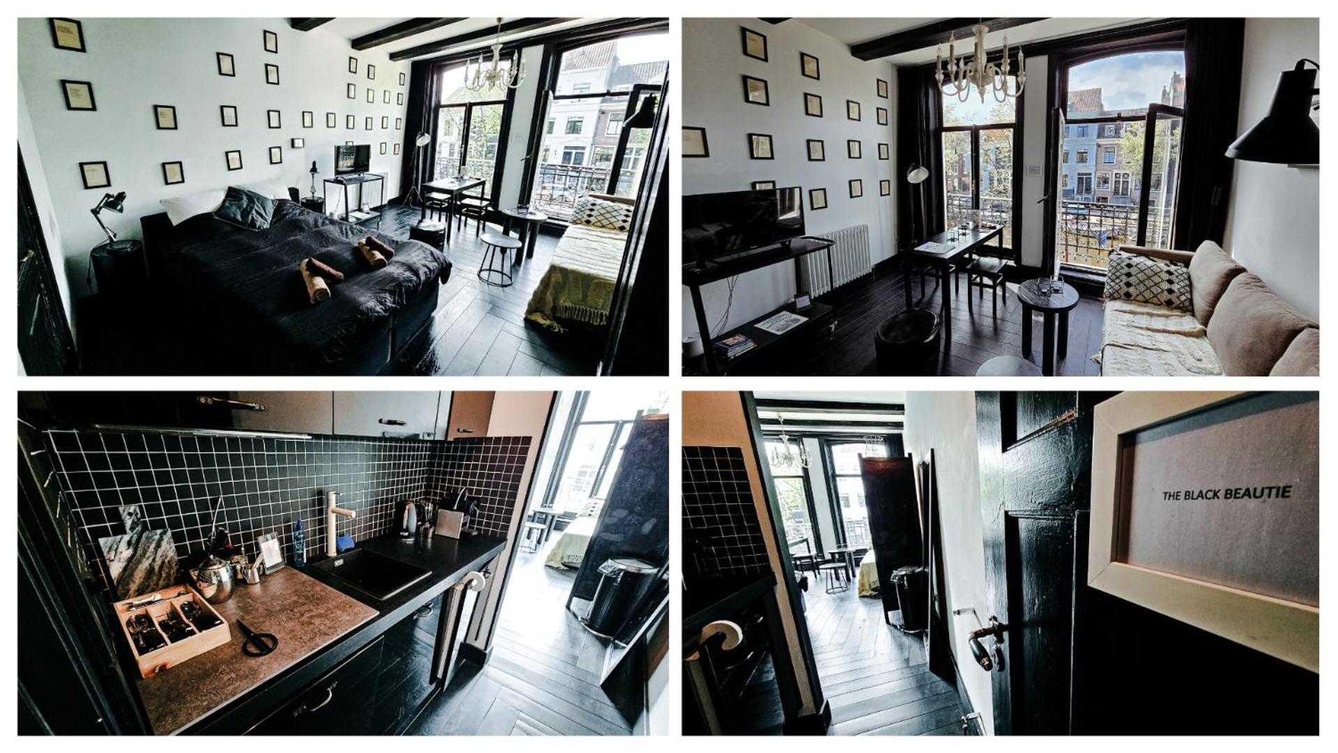 The Black Beauty Private Studio With Canal View From 1799 Amsterdam Exterior photo